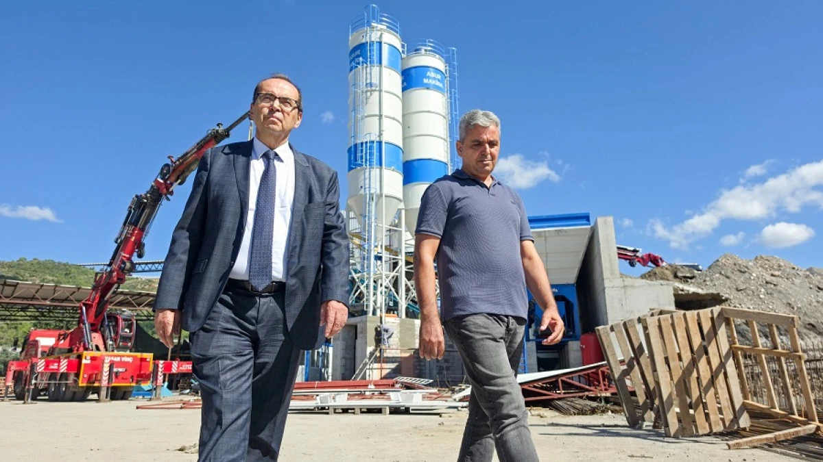 Gazipaşa&rsquo;nın Beton &Uuml;retimi 4 Kat Artıyor