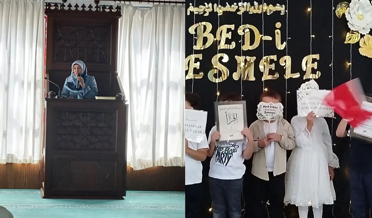 Hacı Baba Z&uuml;hre Dere 4-6 Yaş Kur&rsquo;an Kursu&rsquo;nda Bed-i Besmele Heyecanı