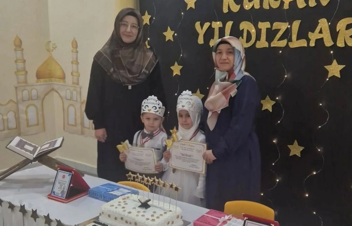 Hz. Fatıma 4-6 Yaş Kur&rsquo;an Kursu&rsquo;nda Anlamlı T&ouml;ren Ve Veli Semineri