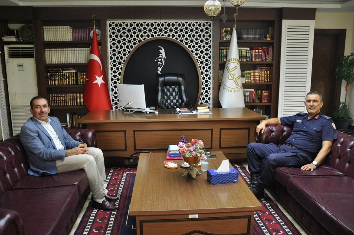 Jandarmadan Müftü Seven’e Ziyaret