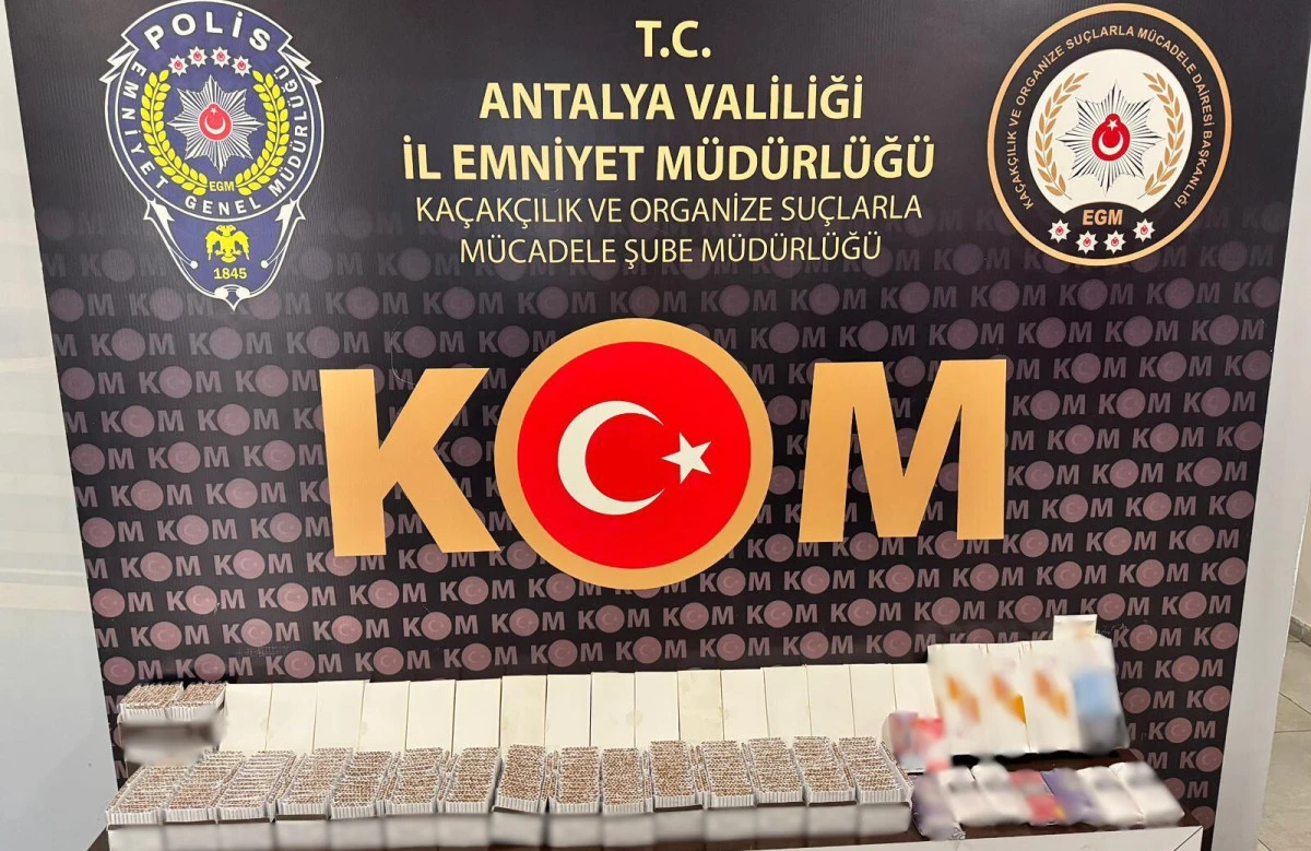Kaçakçılığa Geçit Yok: Antalya’da Son 1 Haftada Çok Sayıda Operasyon