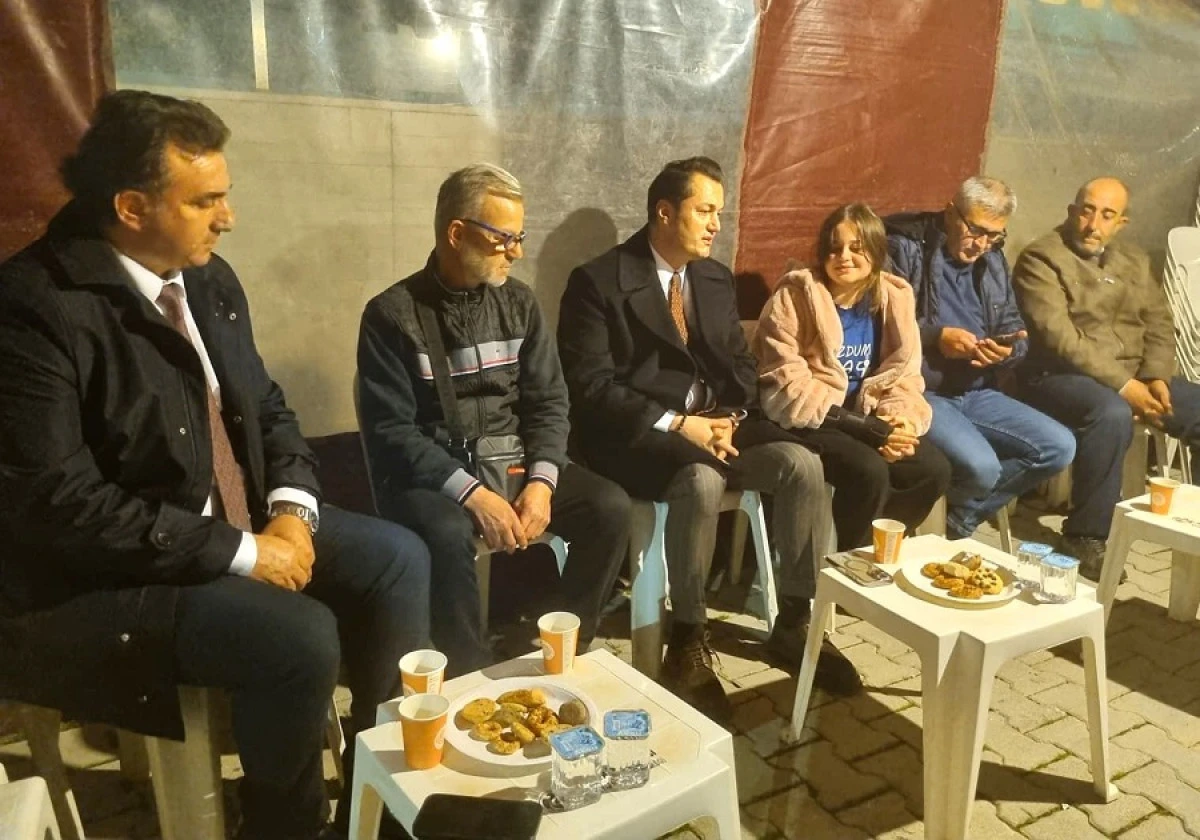 Kaymakam &Ouml;zt&uuml;rk&rsquo;ten Akg&uuml;n Ailesine Taziye Ziyareti