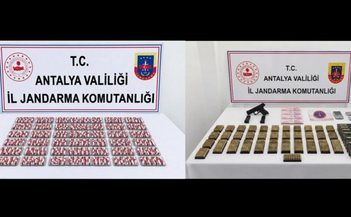 Kepez ve D&ouml;şemealtı&rsquo;nda Uyuşturucu Operasyonu: &Ccedil;ok Sayıda Hap ve Ruhsatsız Tabanca Ele Ge&ccedil;irildi