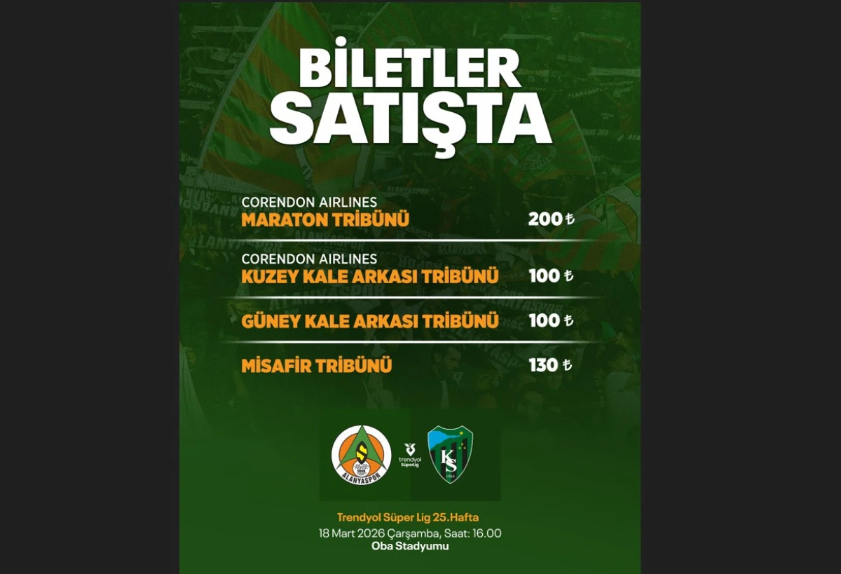 Kocaelispor ma&ccedil;ının biletleri satışta
