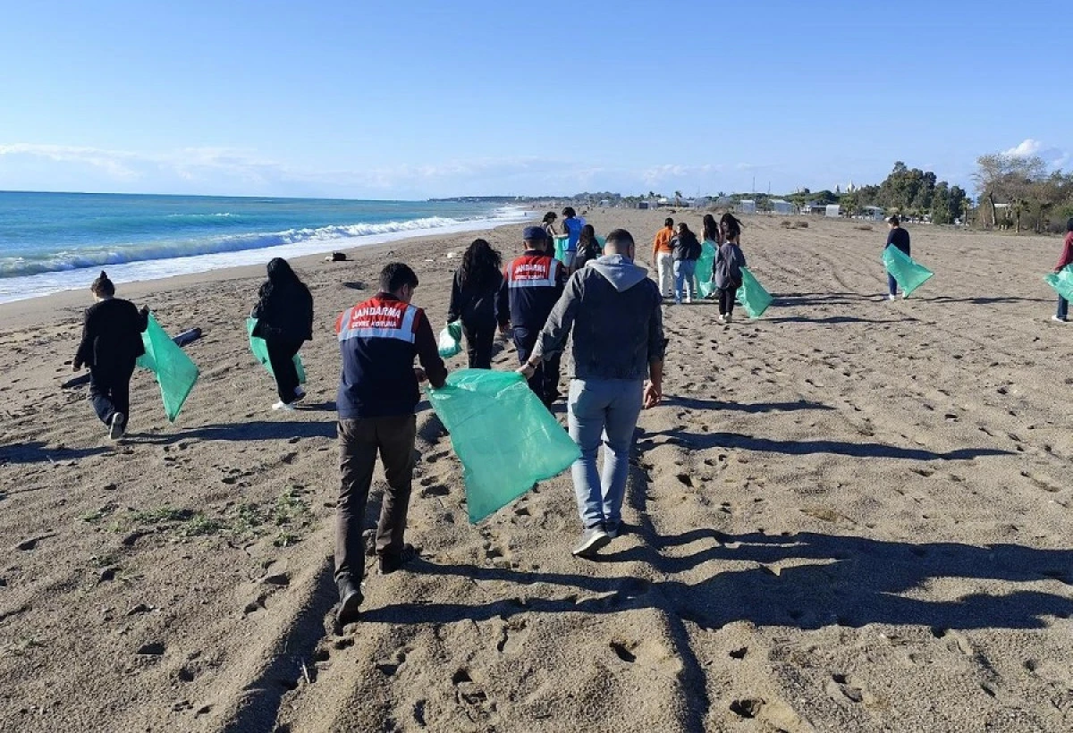 Manavgat Sorgun Boğazı’nda Jandarmadan Çevre Koruma Eğitimi ve Kıyı Temizliği
