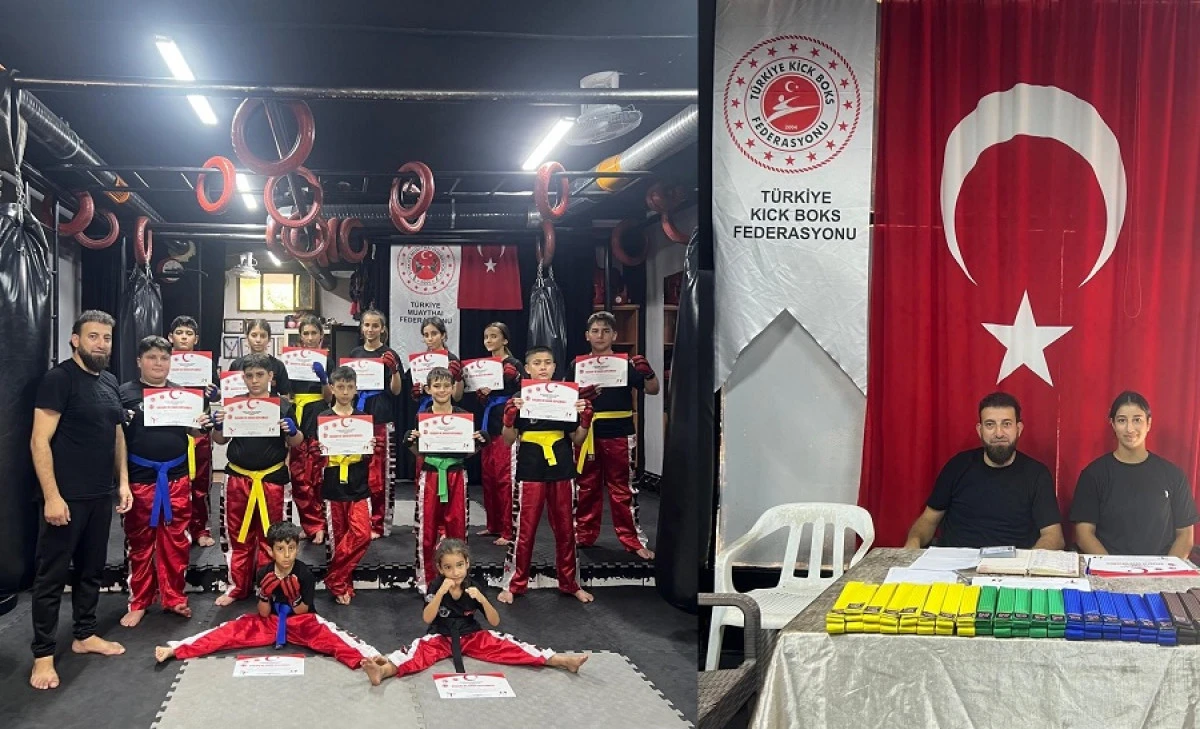 Minik Sporcular Kuşak Sınavından Geçti