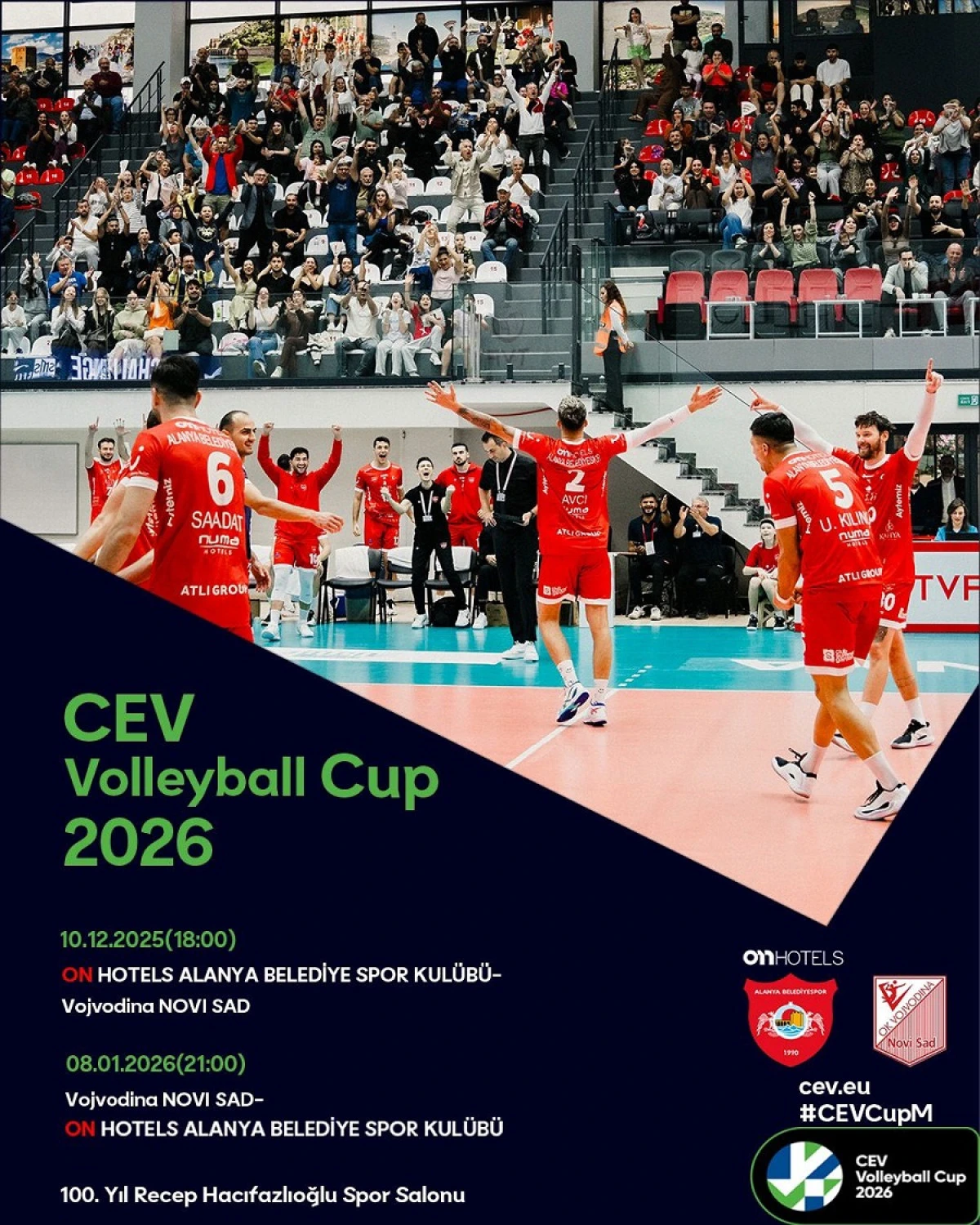 On Hotels Alanya Belediyespor Avrupa Sahnesinde İlk Kez Yer Alıyor