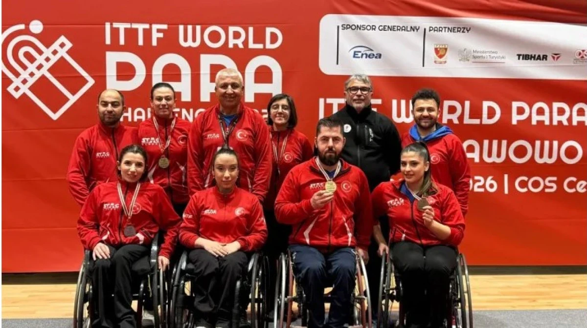 Paralimpik Masa Tenisi Milli Takımı Polonya&rsquo;da 5 Madalya Kazandı