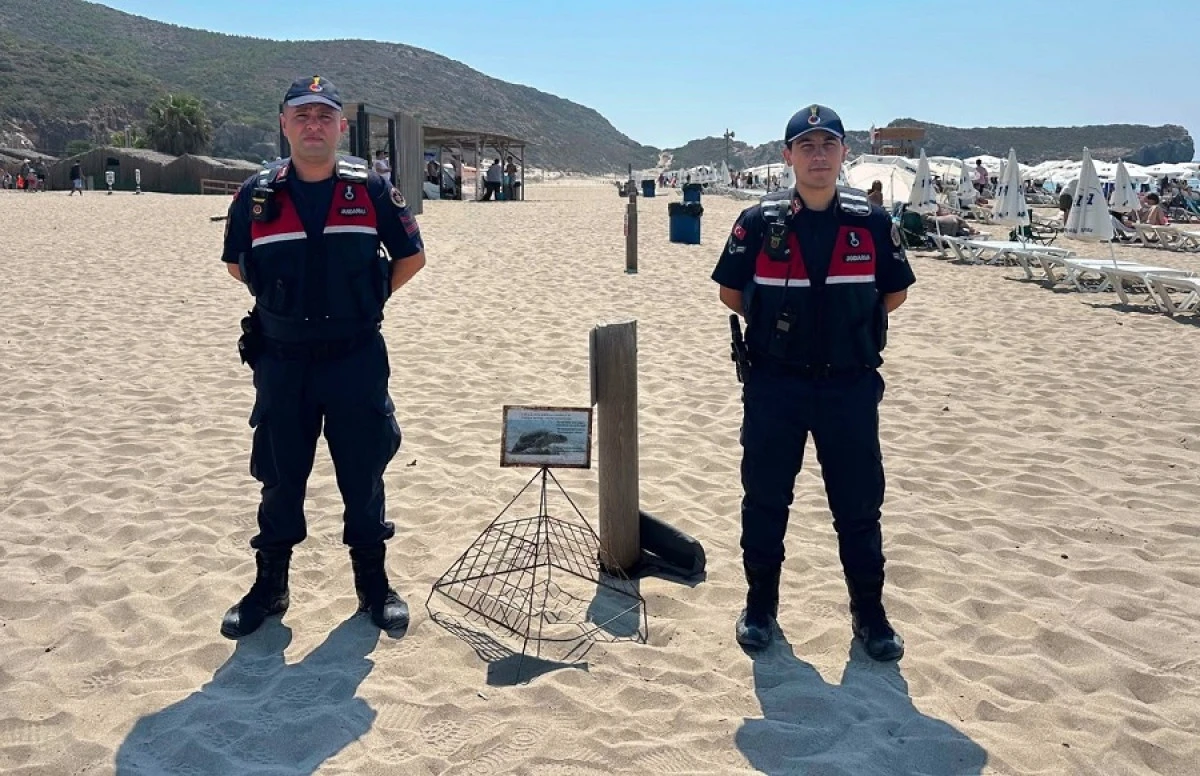 Patara&rsquo;da Caretta Caretta Yuvaları Jandarma Korumasında