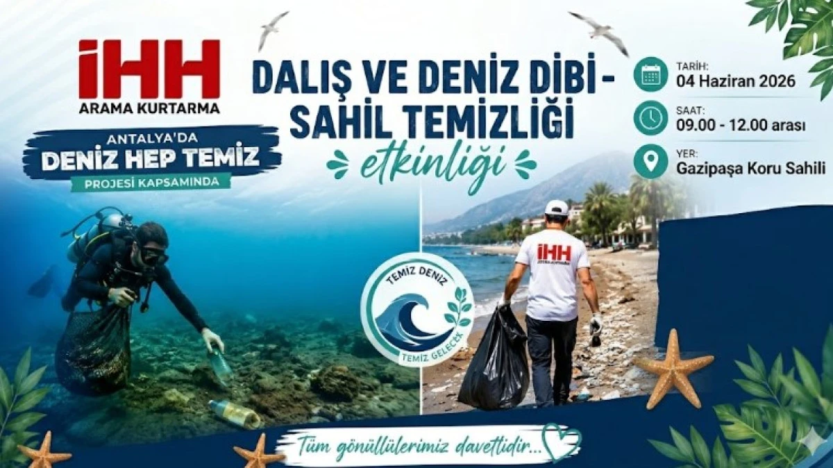 Ramazan Başkan&rsquo;dan G&ouml;n&uuml;ll&uuml;lere Deniz Temizliği &Ccedil;ağrısı