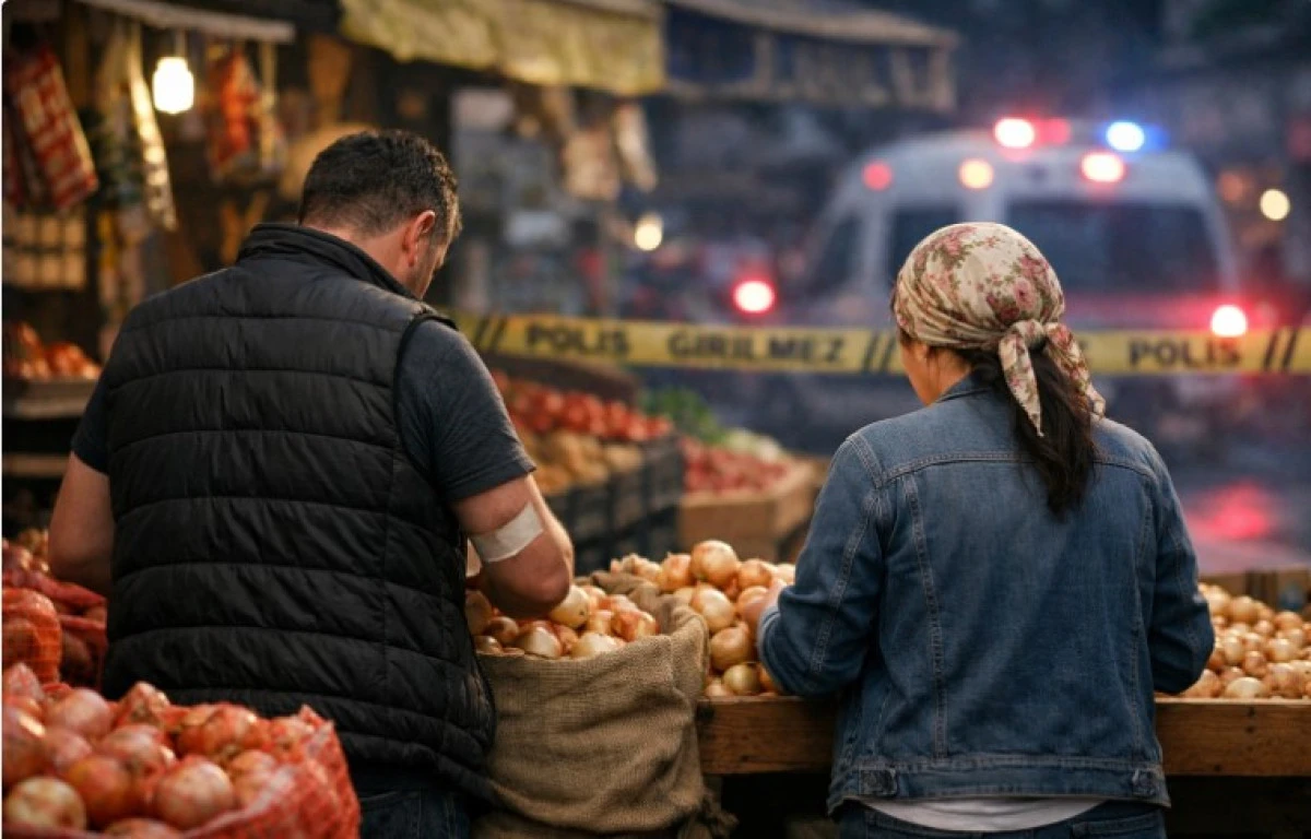 Soğan Y&uuml;z&uuml;nden &Ccedil;ıkan Bı&ccedil;aklı Kavga: 1 Tutuklama