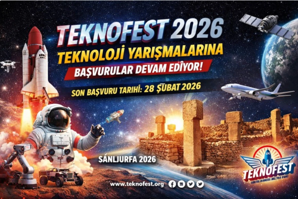 TEKNOFEST 2026 Teknoloji Yarışmalarına Başvurular Devam Ediyor