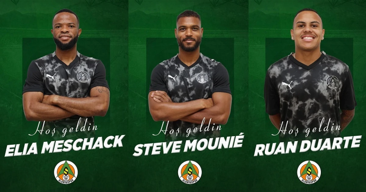 Transfer Bombası! Alanyaspor’a Mounié, Duarte ve Meschack Geldi