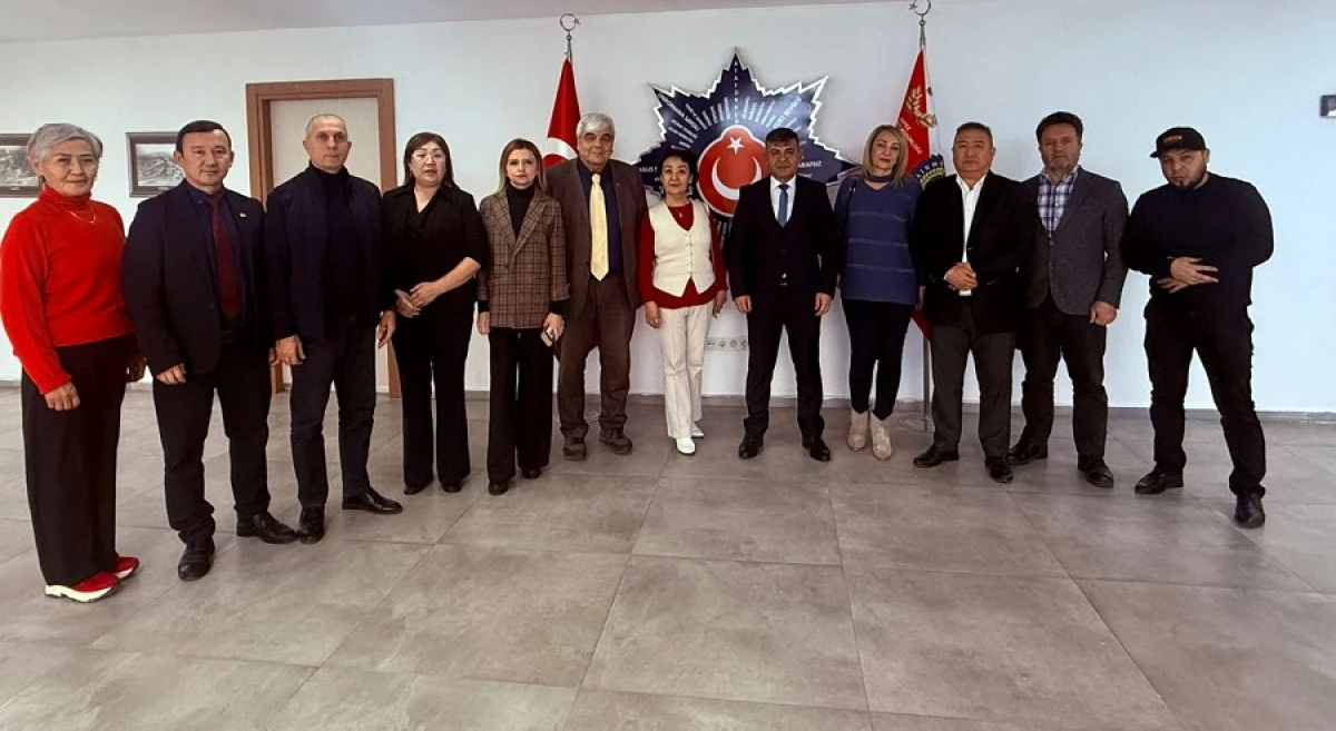 T&uuml;rk D&uuml;nyası Heyetinden Kepez Emniyet M&uuml;d&uuml;r&uuml; Sayın Mehmet Tatar&rsquo;a Ziyaret