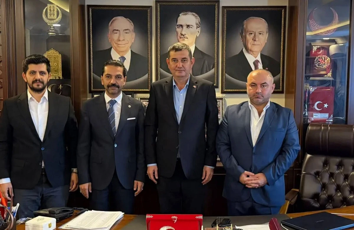 T&uuml;rk Eğitim Sen Heyetinden T&uuml;rkdoğan&rsquo;a Ziyaret