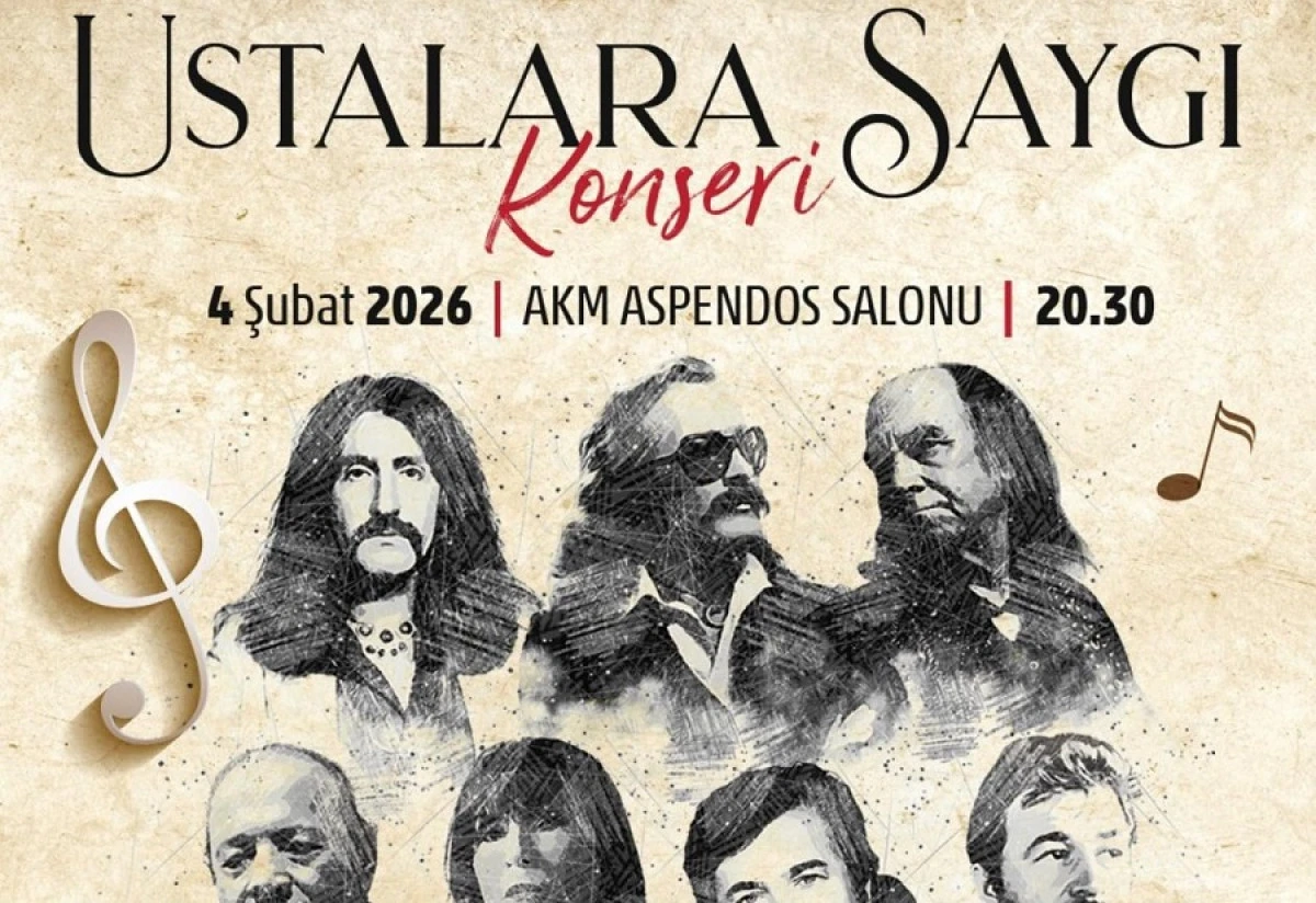 &ldquo;Ustalara Saygı&rdquo; Konseri Antalyalılarla Buluşacak