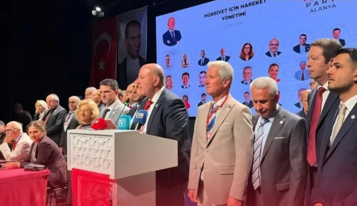 Yeni Parti Alanya İl&ccedil;e Teşkilatında Yeni Y&ouml;netim Belli Oldu