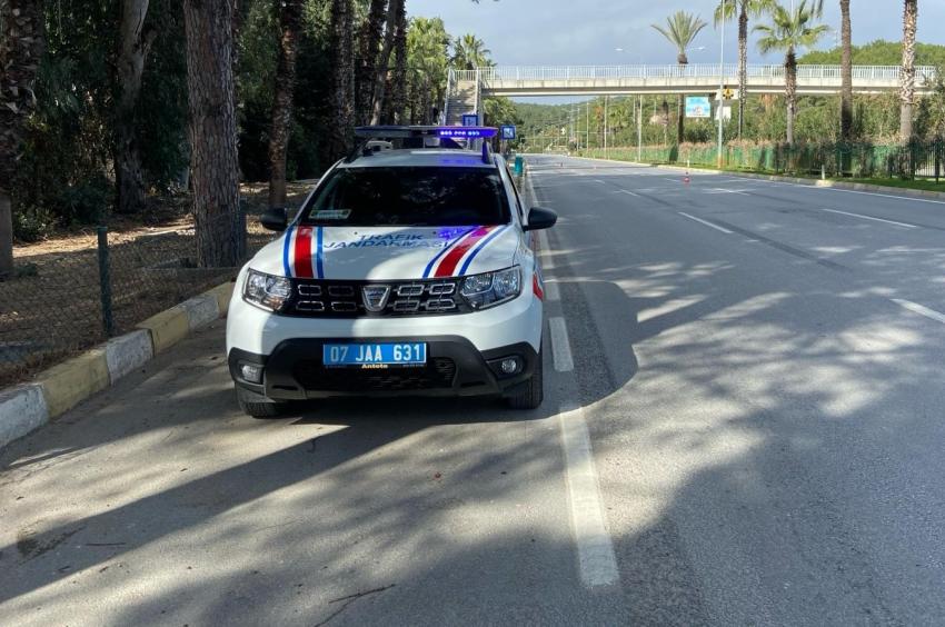 Alanya'da Jandarma Trafik Ekipleri Görev Başında
