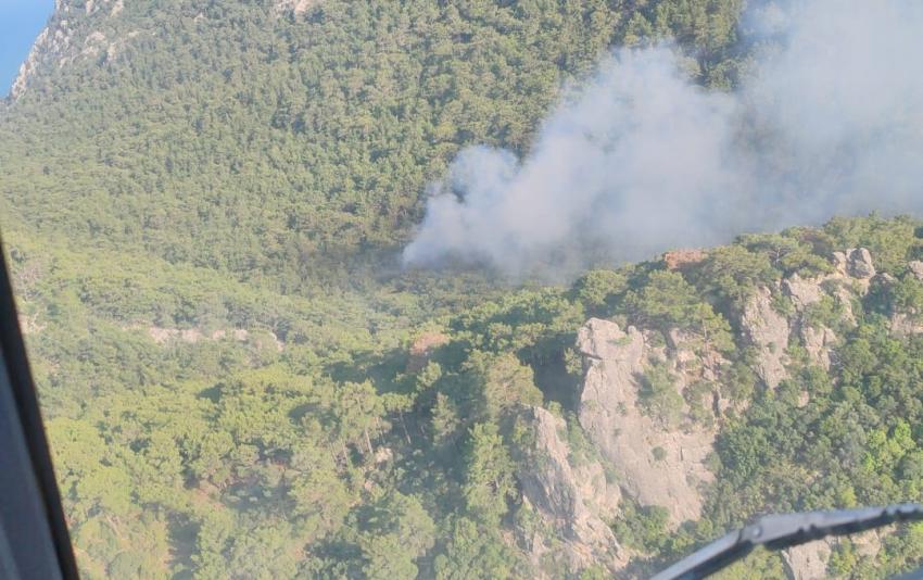 Antalya Konyaaltı'nda Çıkan Orman Yangını Kontrol Altına Alındı