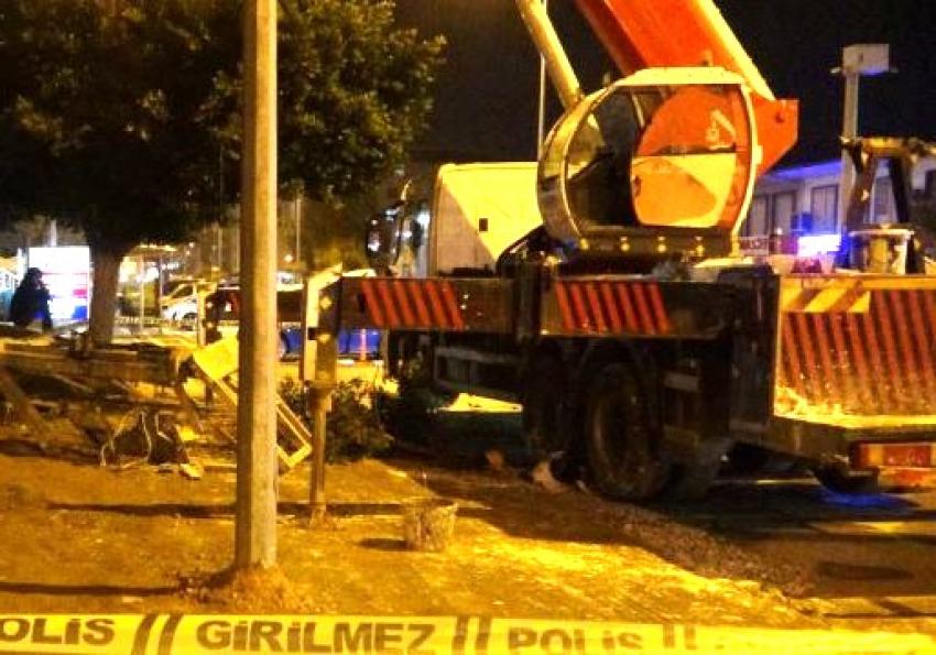 Alanya’da inşaat işçisi dehşeti yaşadı: Vinçten kopan parça…