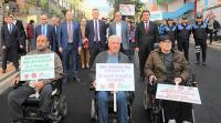 Alanya’da engellilerle sevgi yürüyüşüne katıldılar 