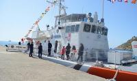Alanya’da sahil güvenlik botu vatandaşların ziyaretine açıldı
