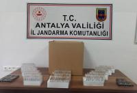  Antalya'da kaçak makaron ele geçirildi