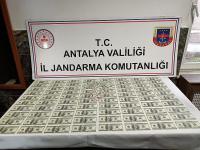 Antalya’da sahte dolar operasyonu: 2 gözaltı