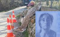 Yaşlı kadın yol kenarındaki duvarın yanında ölü bulundu