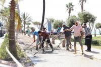Sahil Bandı Düzenleme Projesi Oba-Tosmur Etabıyla Sürüyor