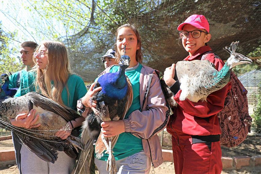 Makedon öğrenciler Antalya Hayvanat Bahçesi’nde eğitim alıyor