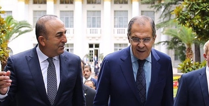 Rus Bakan Lavrov ile Çavuşoğlu Alanyaʹya Geldi